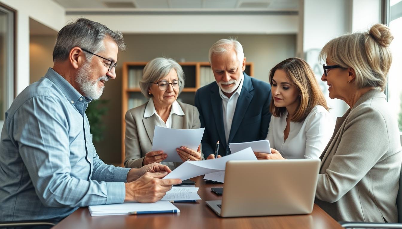 Business agreement signing